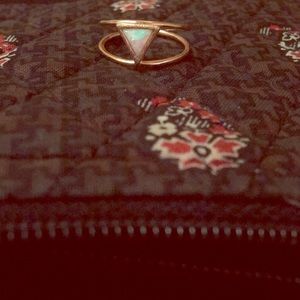 Copper iridescent ring